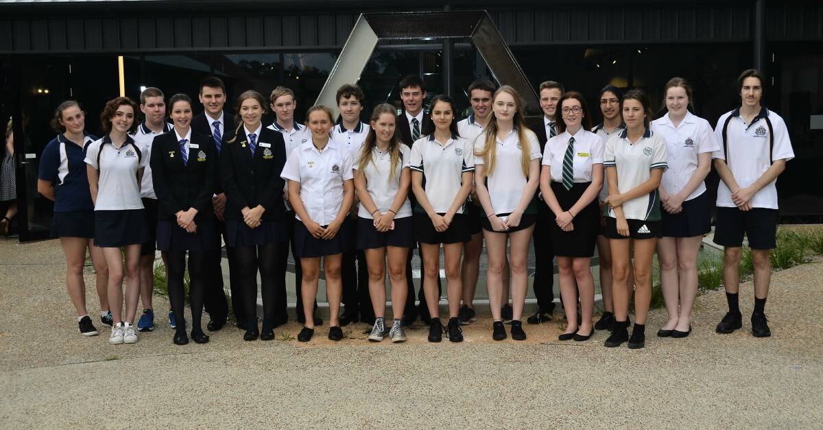 SUCCESS: Kelso High Campus and Bathurst High Campus year 11 winners. 020617achiever2