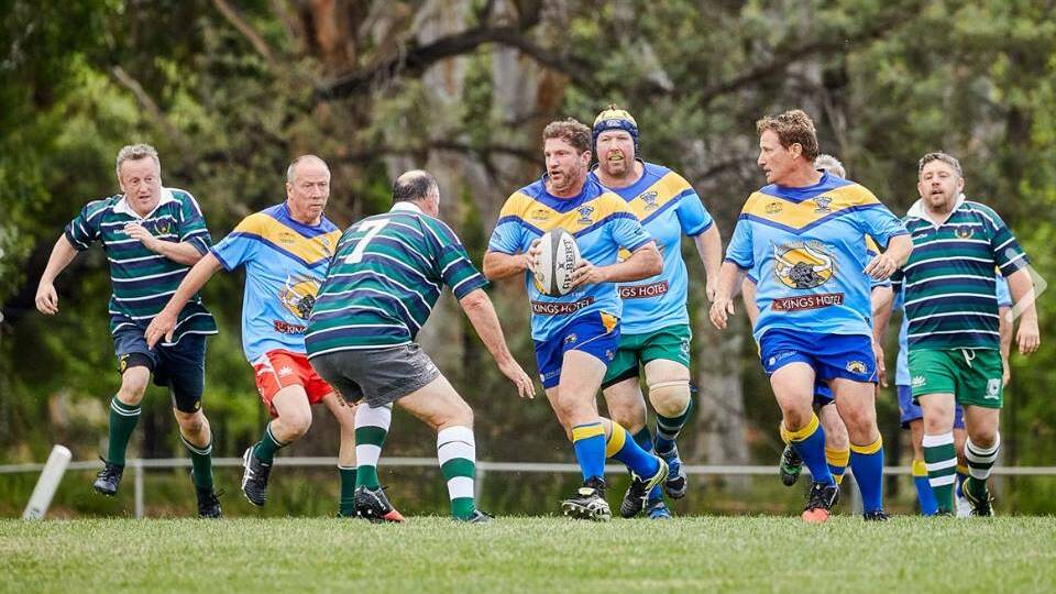 GOOD SPORTS: Interest is growing in old boys rugby, according to Central West Bathurst Old Bulls Rugby Club president Allen Spencer.