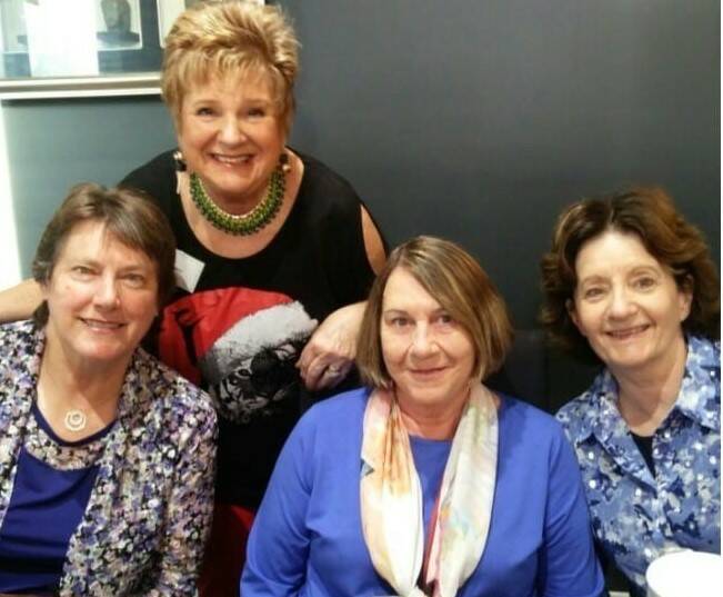 GET-TOGETHER: Judy Smith, Eve Scoffield, Pam Hurford and Christine Keady from the Bathurst VIEW Club at a recent dinner at Vanilla Bean. 