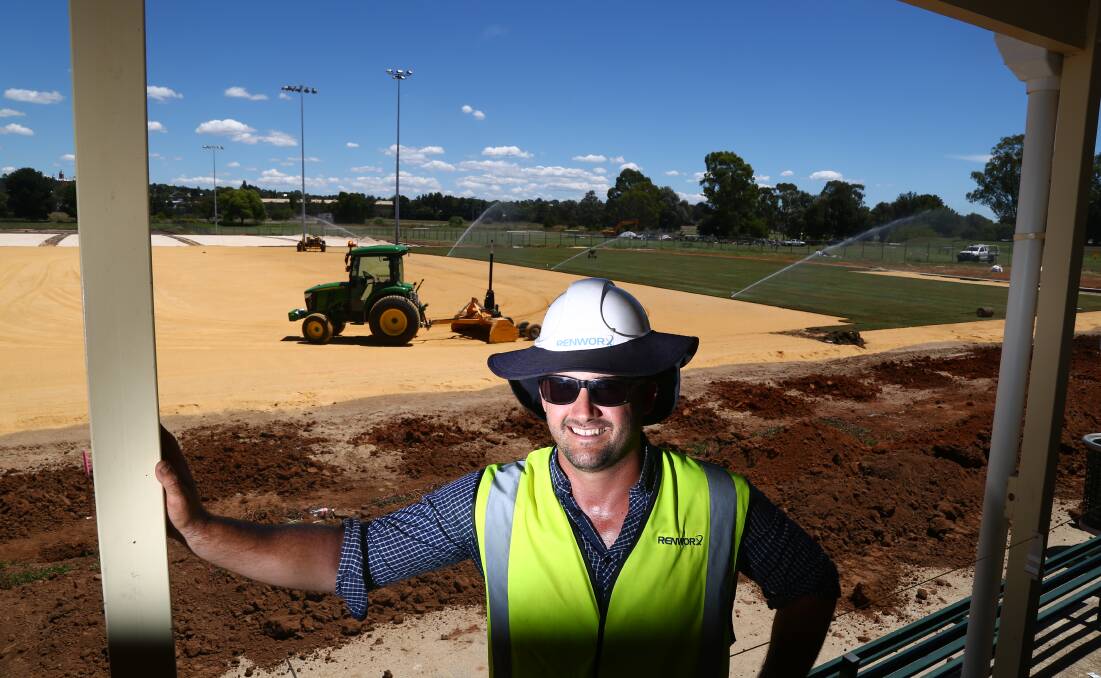 APPRAISAL: Reader Tony Thorpe has run his eye over sport and recreation projects in Bathurst. Pictured is Stephen Nutman of Renworx at Proctor Park in February.