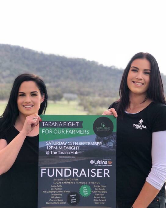 HELPING HAND: Victoria Bewley and Jacinda Snow have been organising the fundraiser at Tarana this Saturday.