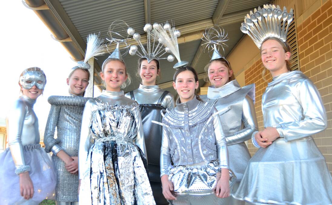 CREATIVE: Performers tried on costumes on Friday afternoon as they prepare for the Bathurst Winter Festival.