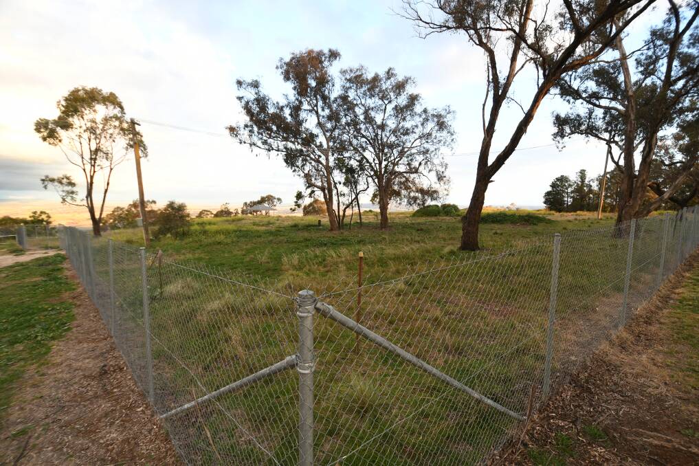 COMING SOON: Part of the site approved for a go-kart track on Mount Panorama. Photo: CHRIS SEABROOK