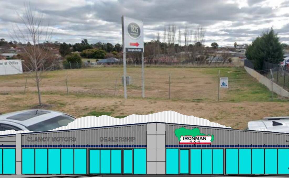 A car dealership was proposed for a vacant site on Sydney Road, Kelso. 