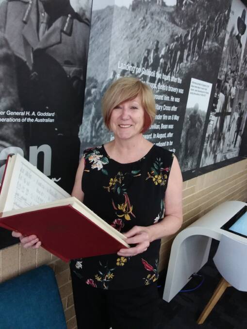 HISTORY: Library services manager Patou Clerc.