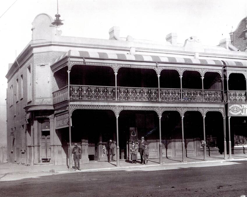 DRINK IT IN: The Empire Hotel in William Street, which began life as the Excelsior Hotel, had a colourful life.
