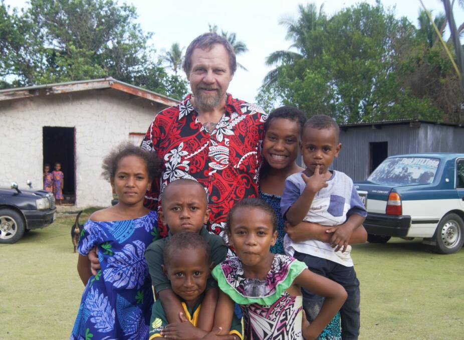 GENEROUS: Bathurst's Sean Griffiths has been travelling to Fiji for years to offer his labour to help communities.