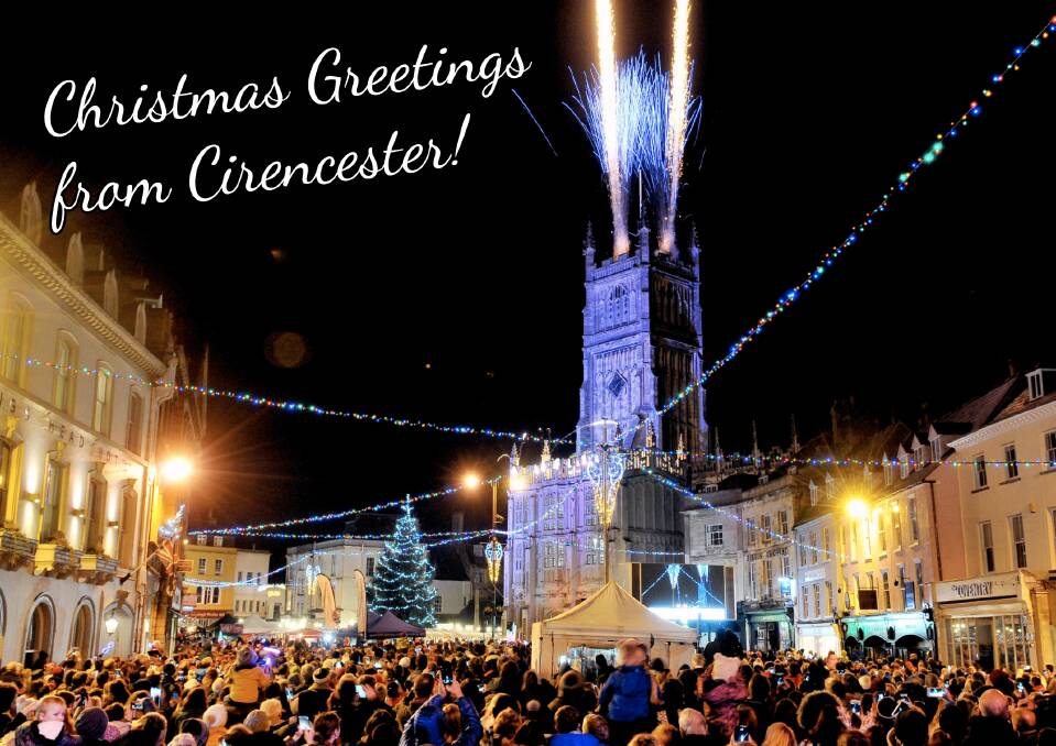 Cirencester has a festive message for its friends in Bathurst