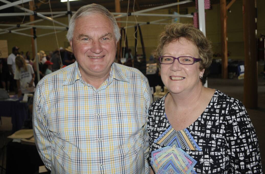 SHORT TRIP: Peter and Maree Cornich made the journey to Bathurst from Orange. 112016cexpo8