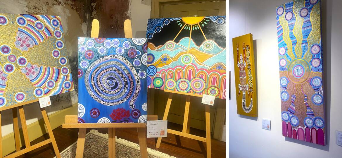 Works by Tanya Stevens. Pictures: NPWS.