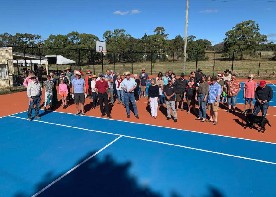 Sporting chance for Wattle Flat with opening of new tennis courts
