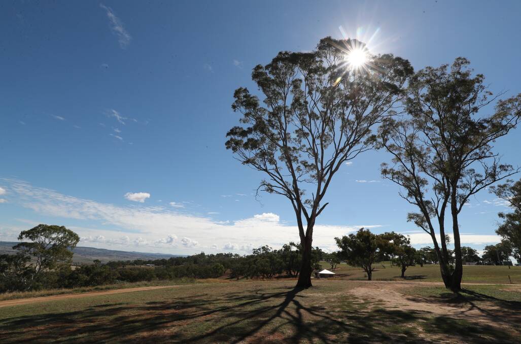 BLUE SKIES: Bathurst is crying out for rain after a dry April. Photo: PHIL BLATCH