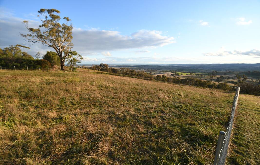 COMING SOON: The site of the proposed go-kart track on Mount Panorama. Photo: CHRIS SEABROOK