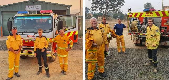 FIGHTERS: Hard-working Tarana RFS members will be thanked at the village's markets this Sunday.