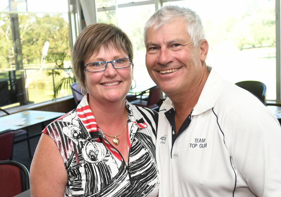 SMILES: Michelle and David Travis were at the golf club. 021019cpool3
