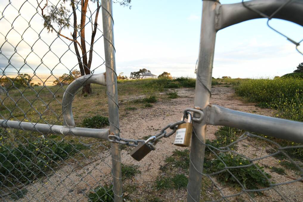 DEBATE: Part of the site for the proposed go-kart track on Mount Panorama. Photo: CHRIS SEABROOK