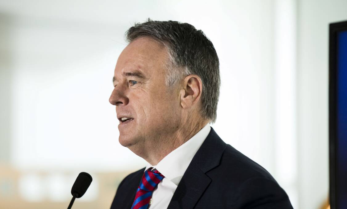 LAYING BLAME: Shadow Minister for Agriculture Joel Fitzgibbon. Photo: DOMINIC LORRIMER