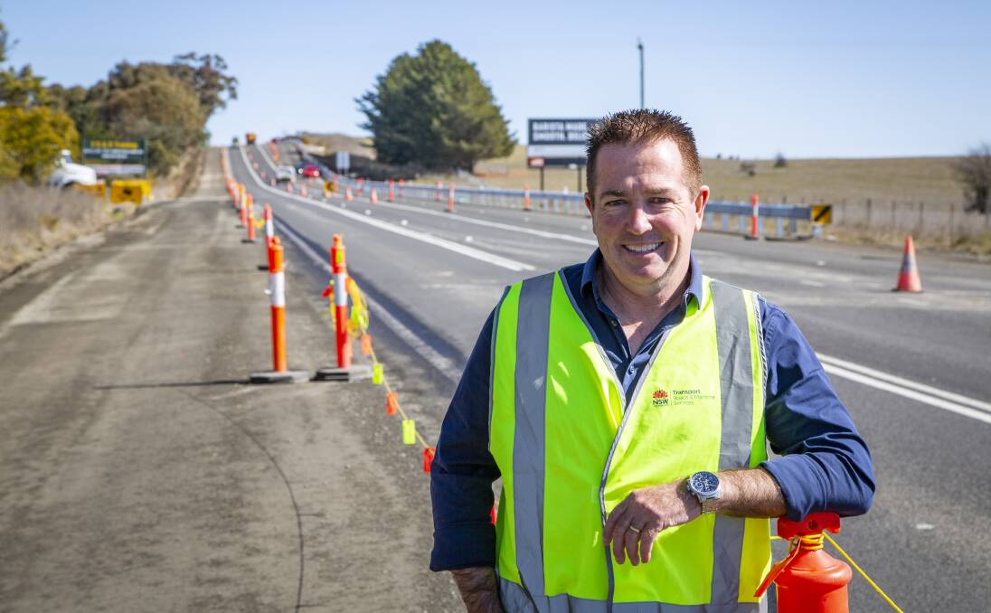 NEXT STAGE: Member for Bathurst Paul Toole says new safety upgrade projects on the Mitchell Highway between Bathurst and Orange will start next month.