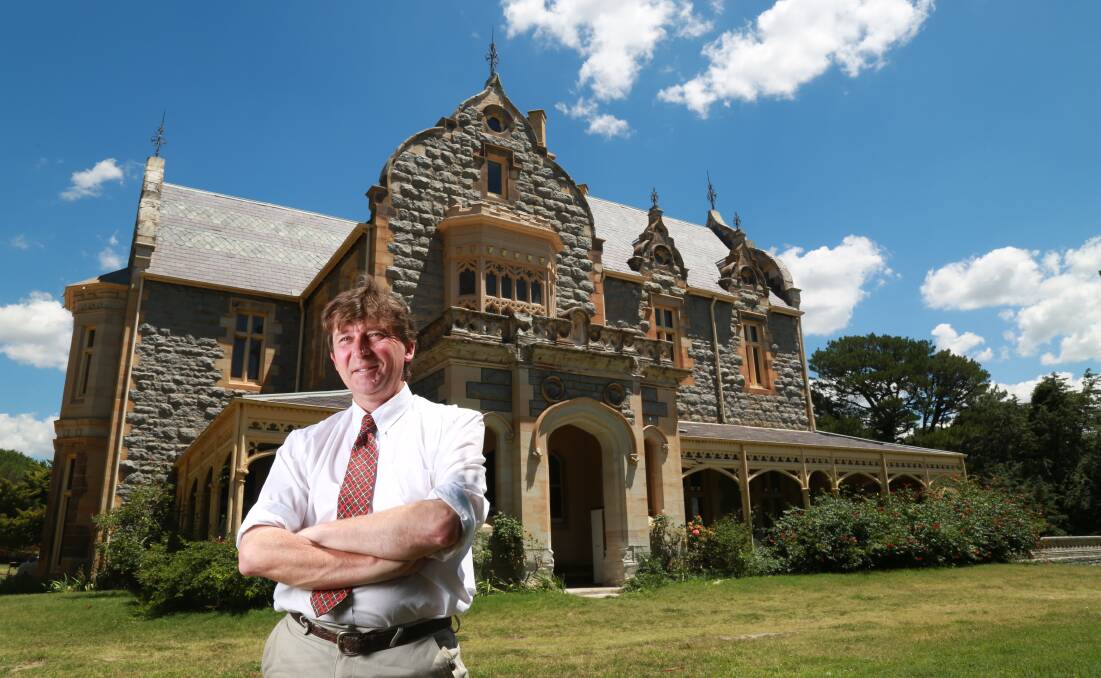 HISTORIC HOME: Christopher Morgan at Abercrombie House. Photo: PHIL BLATCH