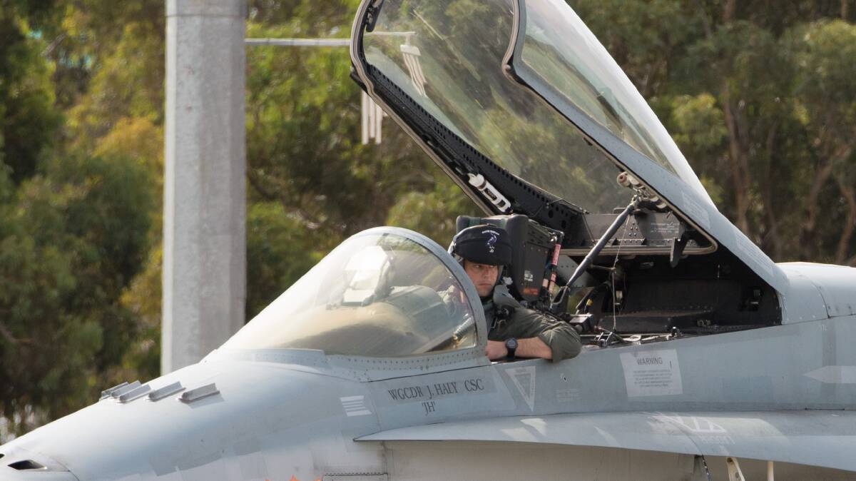 SKY'S THE LIMIT: Former Stannies student John Downey is now a fighter pilot with the RAAF.