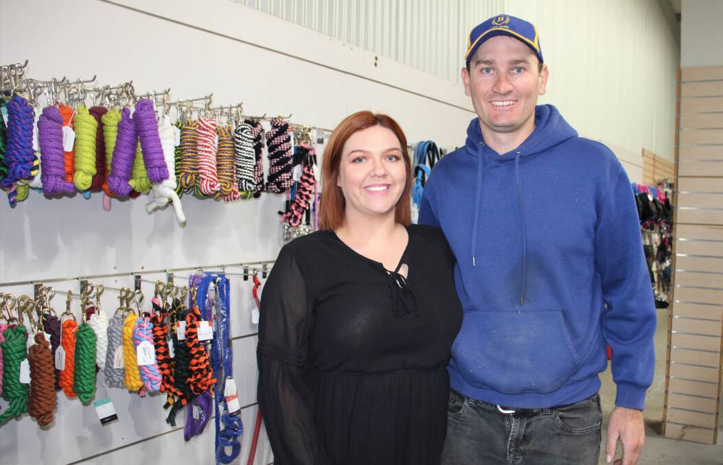 FAMILY BUSINESS: Caite and Anthony Frisby have taken over the reins of the family business. Photo: AMY REES.