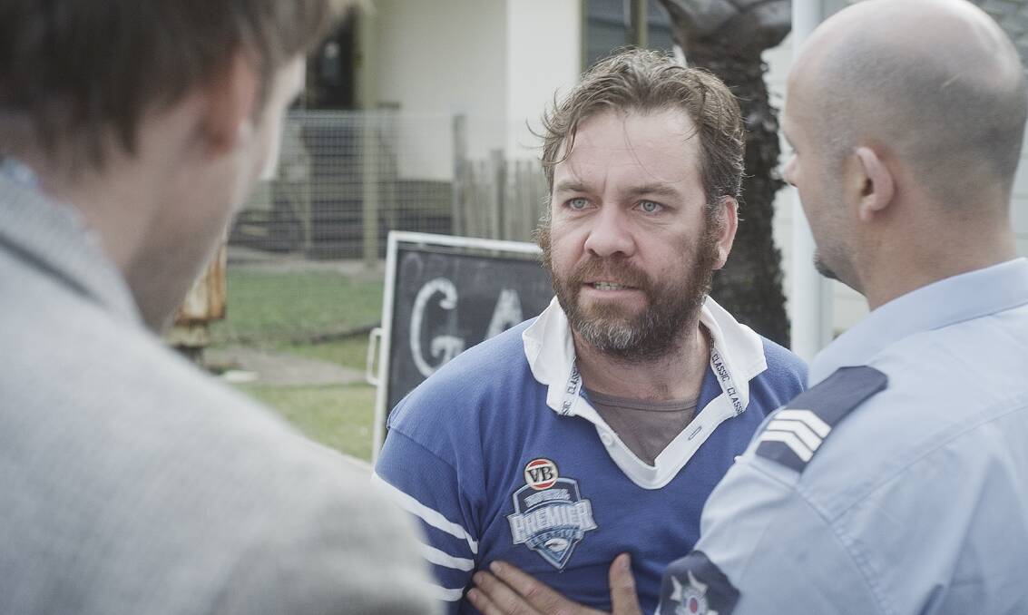 INTENSE: Brendan Cowell in Broke, the first film from director Heath Davis. Cowell is set to return for the director's next movie, Book Week, part of which is to be filmed in Bathurst.