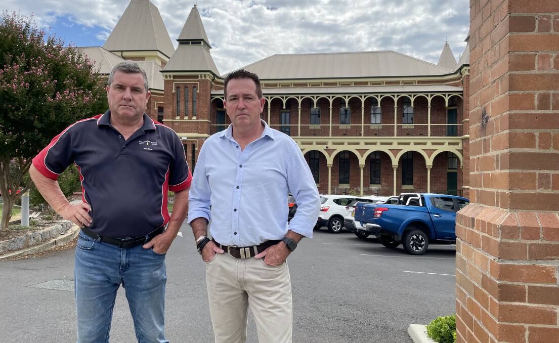Bathurst Health Services Action Group member Warren Aubin and Member for Bathurst Paul Toole have gone public with their concerns that Panorama Clinic will be moved temporarily to Orange while Bathurst Hospital is redeveloped.