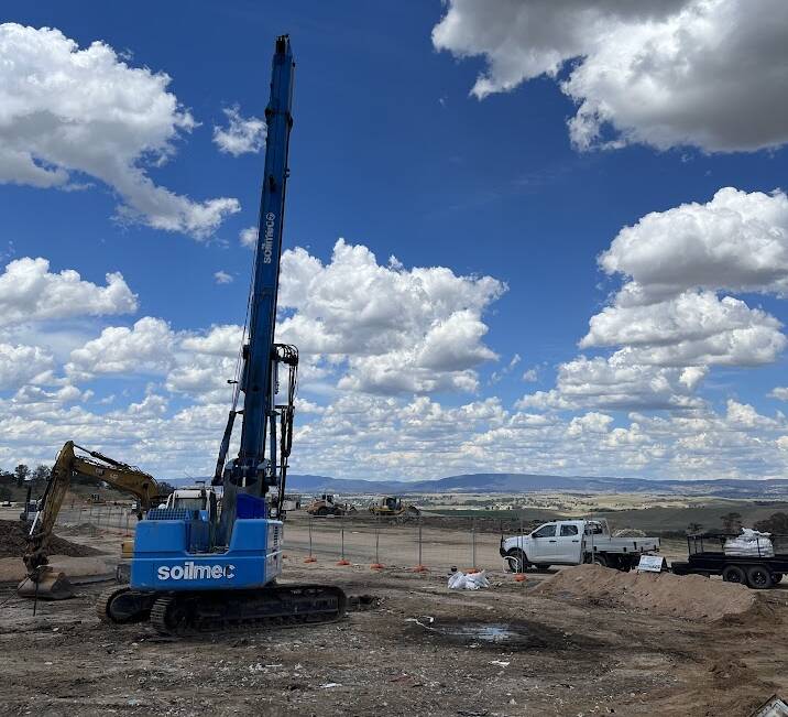 Drilling at the Bathurst tip. Picture supplied.
