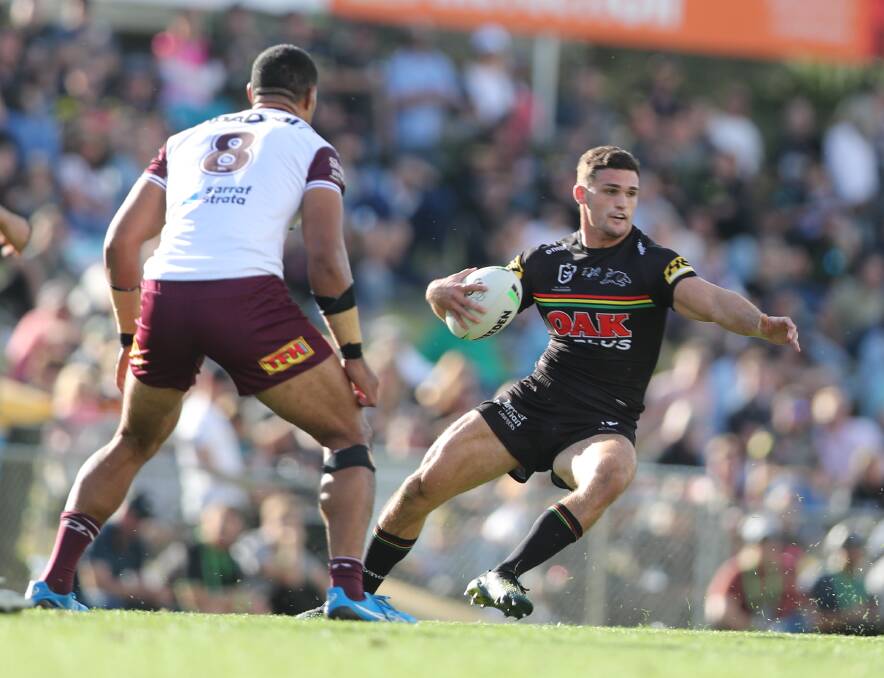 FLASHBACK: The crowd watching Nathan Cleary and his Panthers at Carrington Park last year were seeing the eventual 2021 premiers. Photo: PHIL BLATCH
