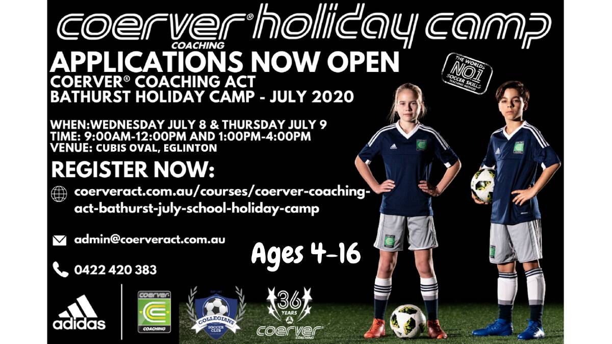 What's on | Coerver Coaching Camp at Cubis Park, Eglinton