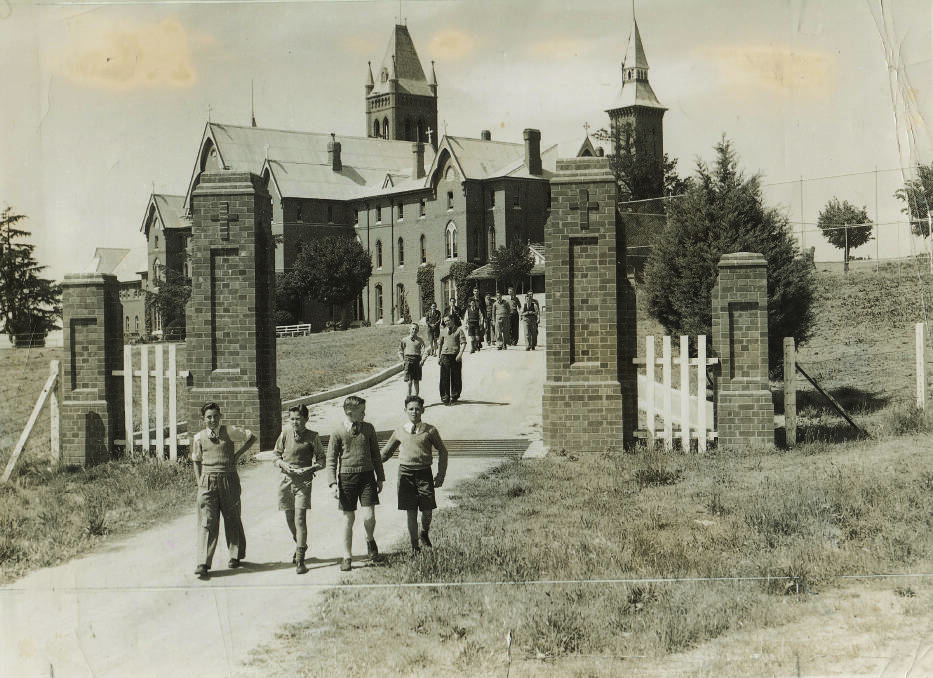 HIGH ON A HILL: St Stanislaus' College began in George Street before moving to its present distinctive location high above the CBD of Bathurst.