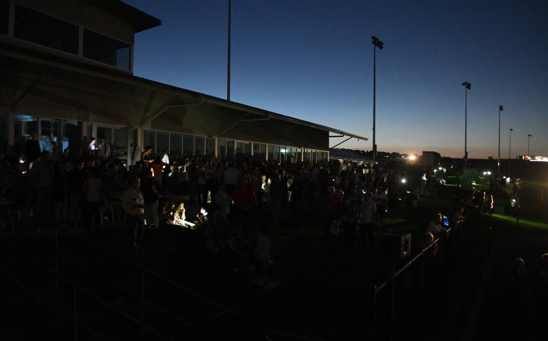 DARK HORSE: An unexplained power outage on Saturday night at the Bathurst Harness Racing Club was poorly timed.