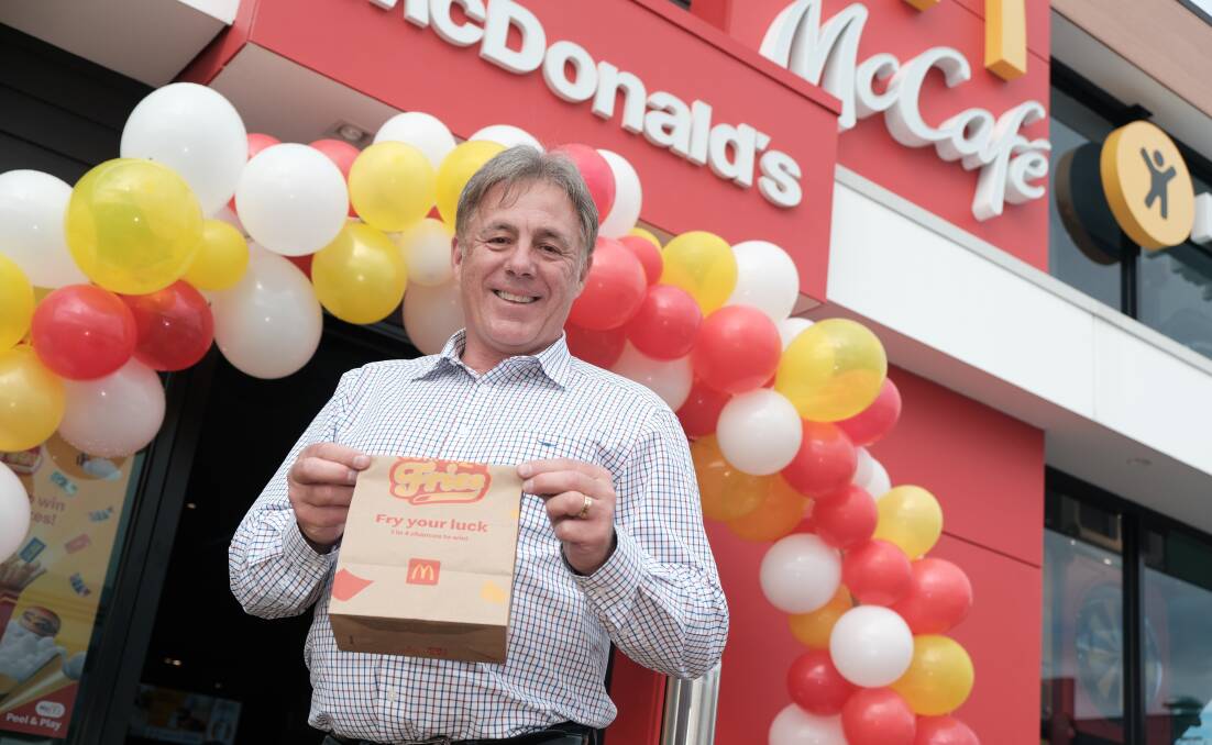 McDonald's West Bathurst licensee Todd Bryant. Picture by James Arrow.