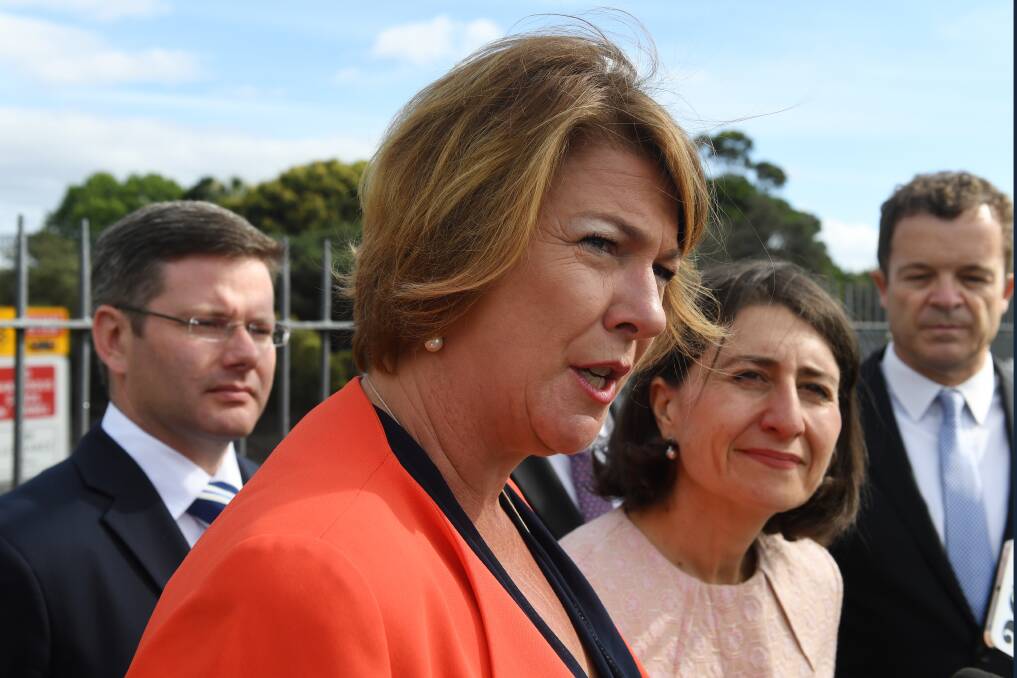 INVESTIGATING: Melinda Pavey, pictured with Premier Gladys Berejiklian, says Nationals MPs regularly knock on her door to talk about the Bells Line. Photo: AAP IMAGES