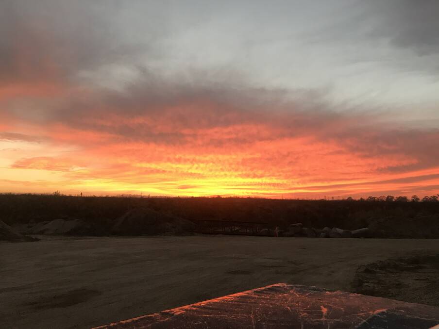 SNAPSHOT: Reader James Smith captured this glorious sunrise at Evans Plains.