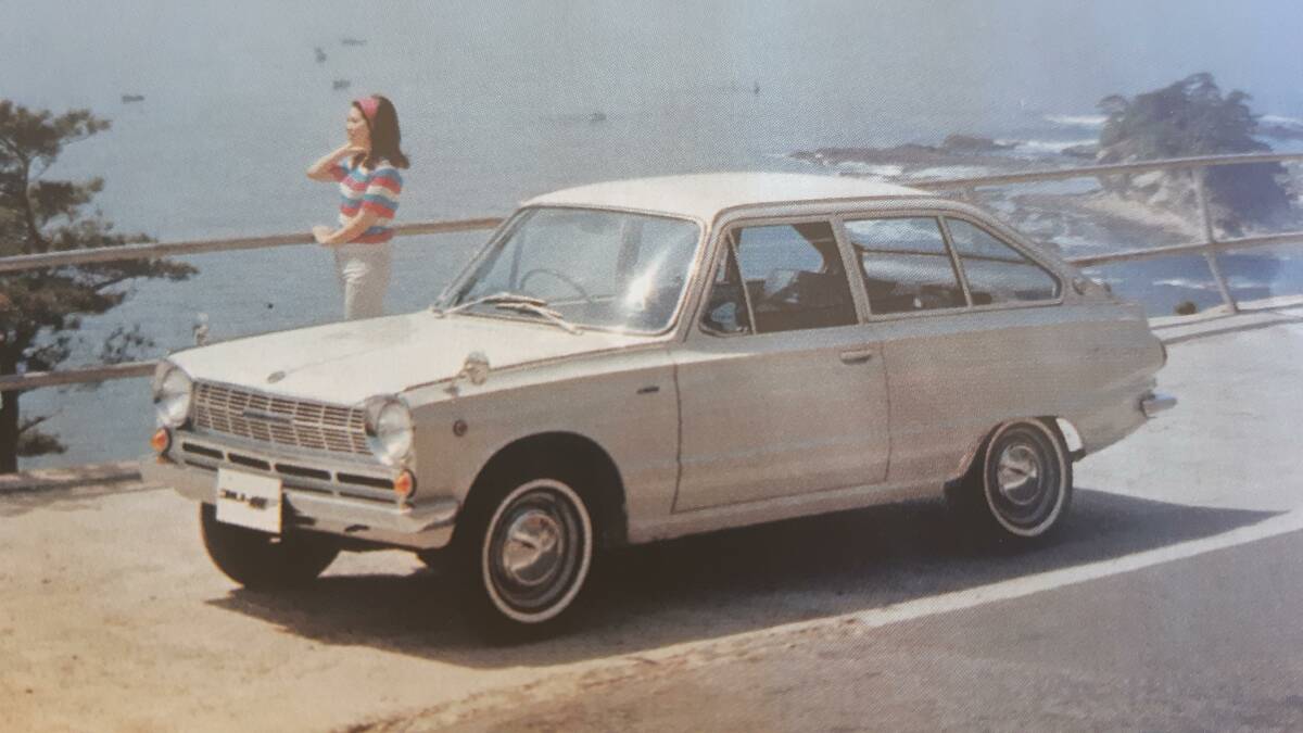 BLAST FROM THE PAST: The 1964 Mitsubishi Series 1000 was the first car that the Japanese company sold in Australia.