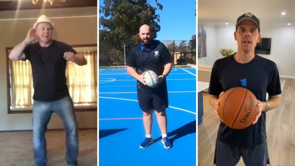 WATCH THIS: Scots All Saints' Michael Bennett, Richard Freeman and Mark Wilkinson show off different skills to students who are at home. 