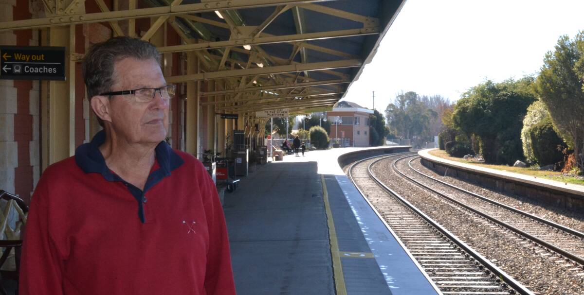 IMPROVEMENTS: Rail Action Bathurst chairman John Hollis.
