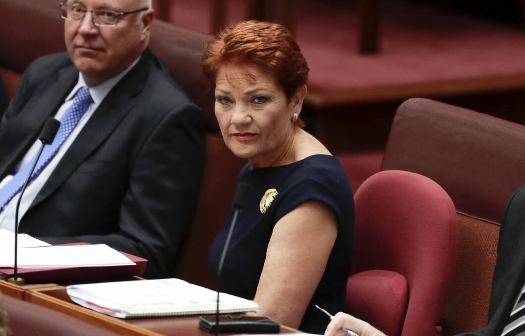 SAY SO: Reader Marie Sullivan says it's important to engage with controversial figures such as senator Pauline Hanson rather than dismiss them. Photo: ALEX ELLINGHAUSEN
