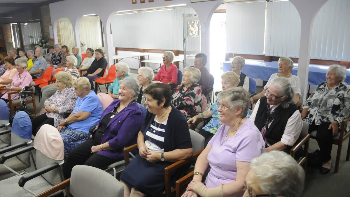 ALL EARS: Part of the crowd that enjoyed the concert at the Bathurst Senior Citizens' Centre. 030517concrt2