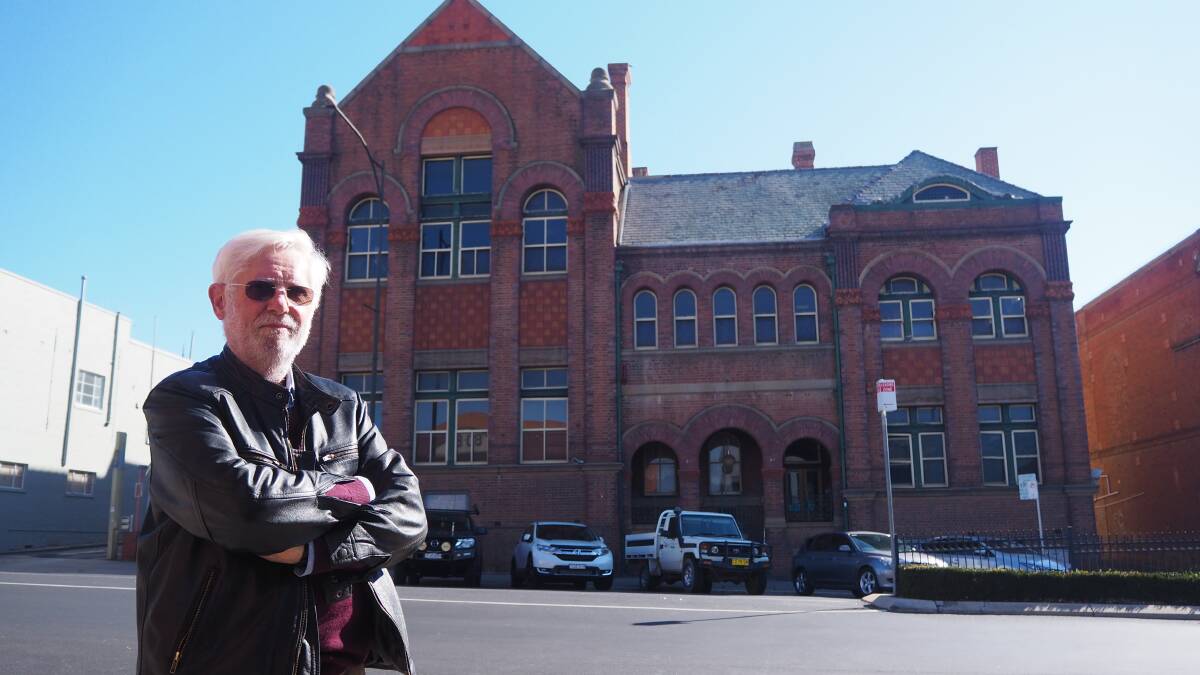 GRAND VISION: Bathurst architect Henry Bialowas believes the historic TAFE building on William Street should become a performing arts centre of excellence, with Mitchell Conservatorium as its first tenant. Photo: SAM BOLT