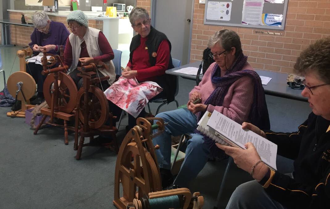 IN A SPIN: Members of the Bathurst Hand Weavers and Spinners Guild have something big to celebrate.