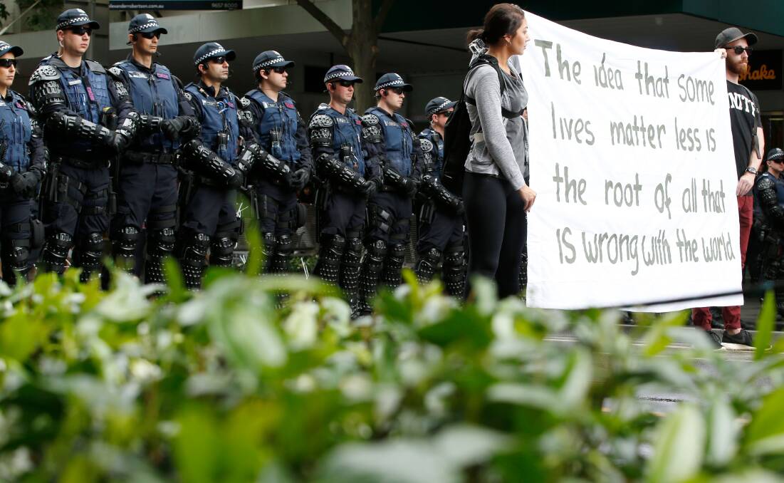 CONCERN: A Manus Island protest in Melbourne. Photo: DARRIAN TRAYNOR