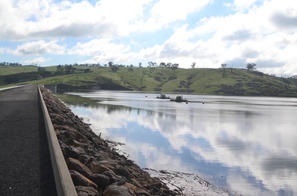 FULL AGAIN: Ben Chifley Dam has had a dramatic turnaround after dropping below 30 per cent early this year.