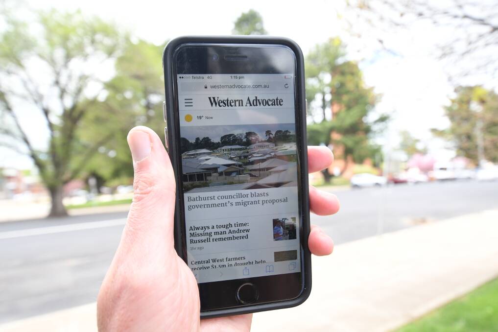 NEWS FOR YOU: The Western Advocate will introduce subscriptions for online readers from today. Subscribers will also get access to a digital replica of each day’s print edition.