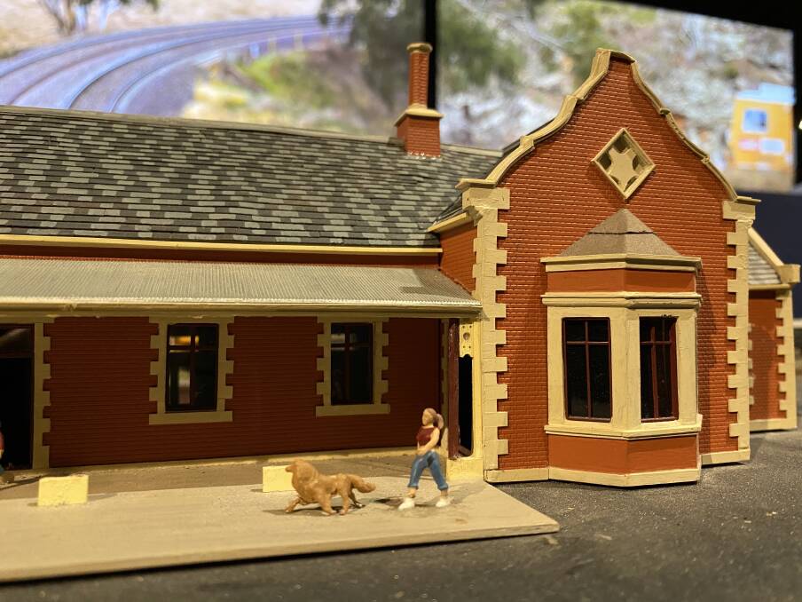 CLOSE-UP: A working model railway at the Bathurst Rail Museum is highly detailed. Photo: TRACY SORENSEN 