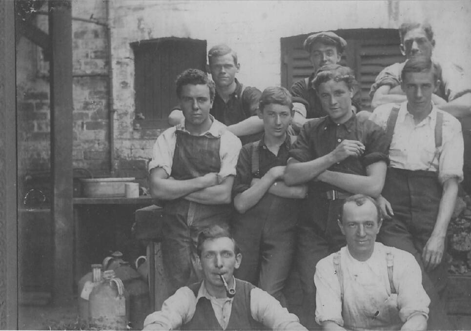 CORDIAL RELATIONS: Cordial manufacturer Arthur Buller James lived his entire life in the same Piper Street house. Some of his cordial factory workers are pictured.
