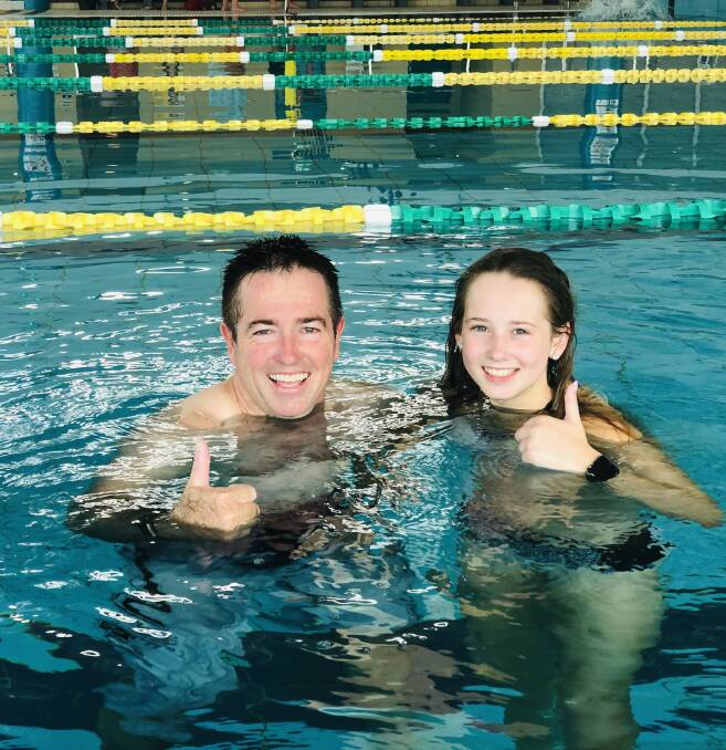 MAKING A SPLASH: Member for Bathurst Paul Toole says Active Kids vouchers are still available for sporting or recreation activities, including swimming lessons.