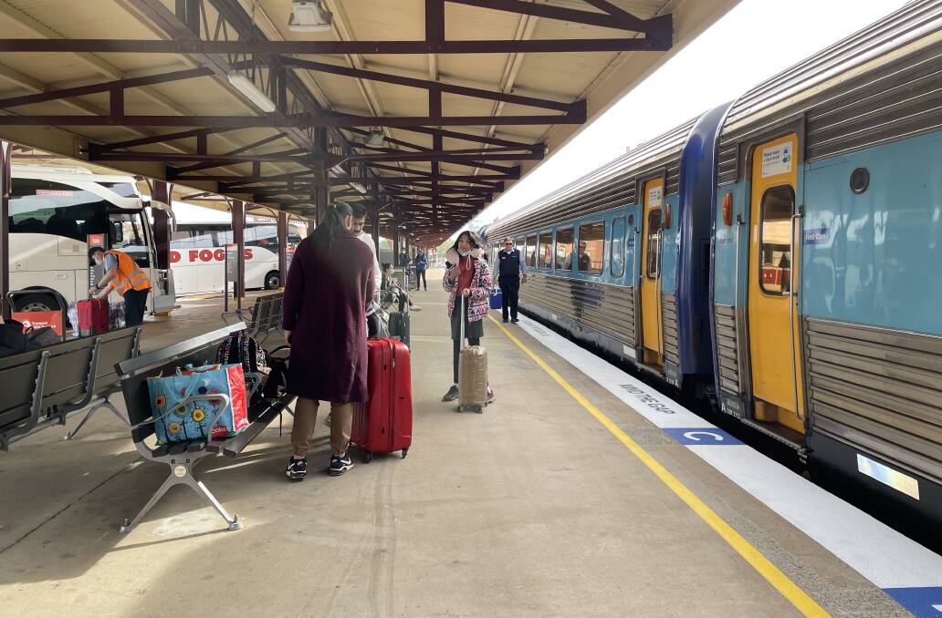 The XPT at Dubbo. File picture.