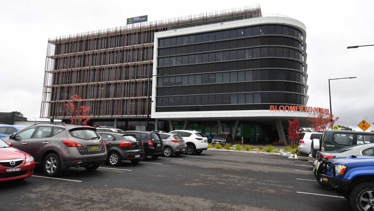 SITE SEEING: The Bloomfield Medical Centre, and Orange's hospital, were both built on a greenfield site on Orange's southern outskirts. Photo: JUDE KEOGH